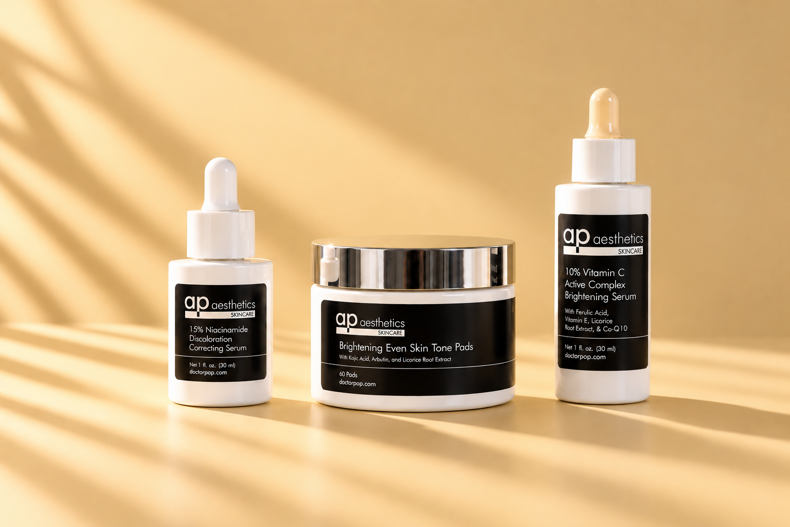 Brightening skincare products